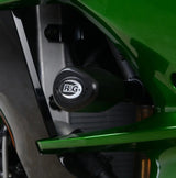 R&G Racing Aero Style Frame Crash Protectors Black for Kawasaki Ninja H2 SX 18-20