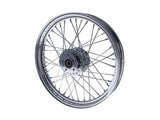 V-Factor VF-51635 19" x 2.50" Front 40 Spoke Cross Laced Wheel Chrome for Narrow Glide Dyna 00-05/Sportster 00-07
