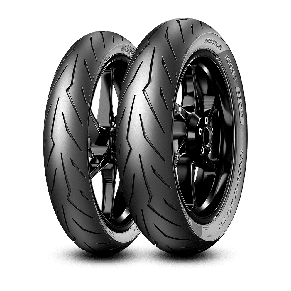 Pirelli Diablo Rosso Scooter Rear Tyre 140/70-13 M/C 61P Tubeless