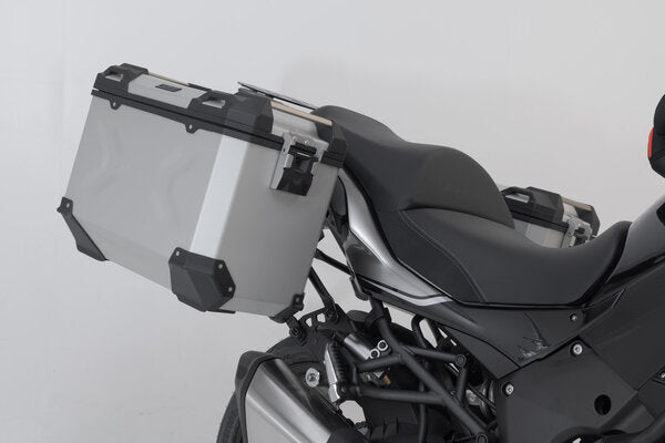 SW-Motech SW-ADV0892275001-S TRAX ADV Silver Adventure Luggage Set for Kawasaki Versys 1000/Versys 1000 S 18-Up
