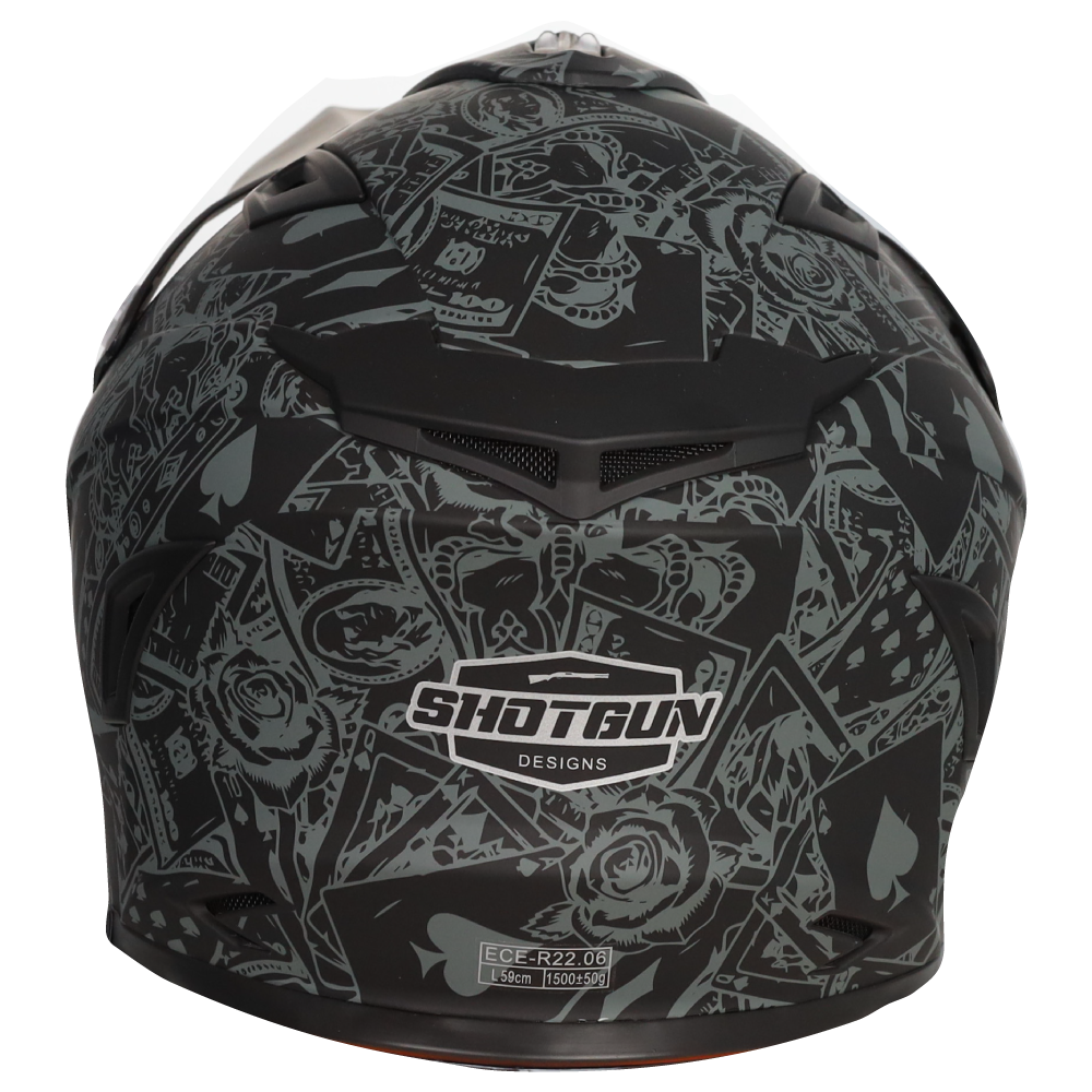 RXT SG-1 Ultra+ Shotgun All-In Matte Black/Grey Helmet