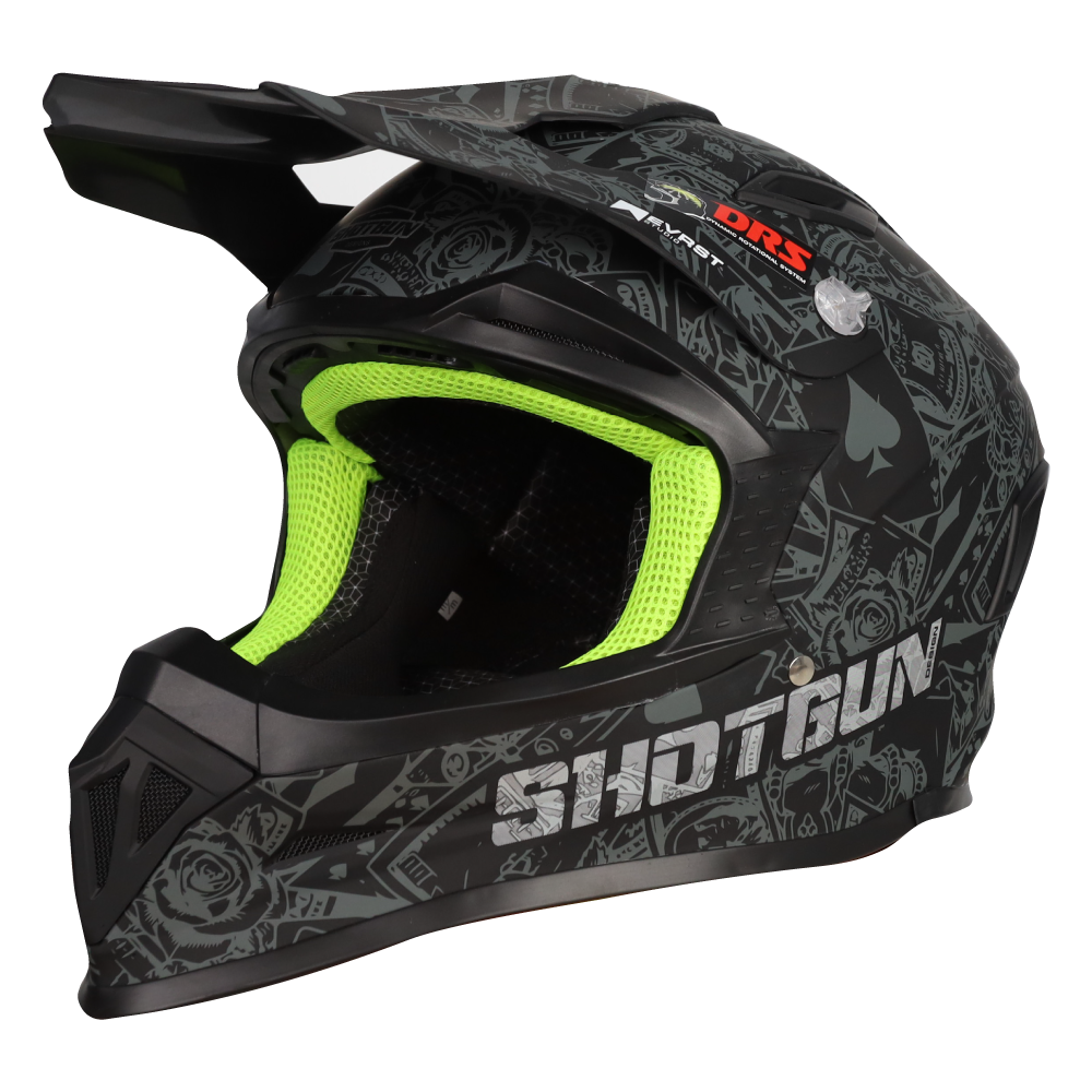 RXT SG-1 Ultra+ Shotgun All-In Matte Black/Grey Helmet