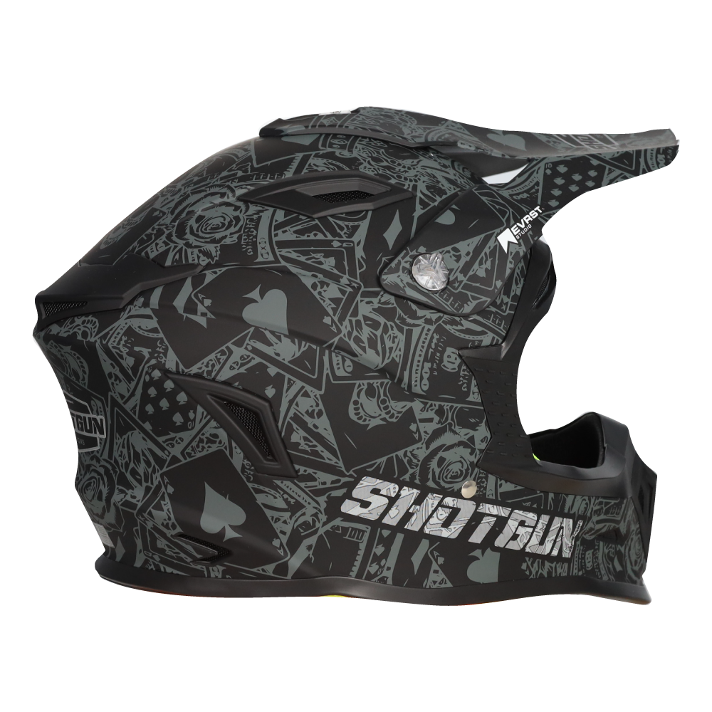 RXT SG-1 Ultra+ Shotgun All-In Matte Black/Grey Helmet