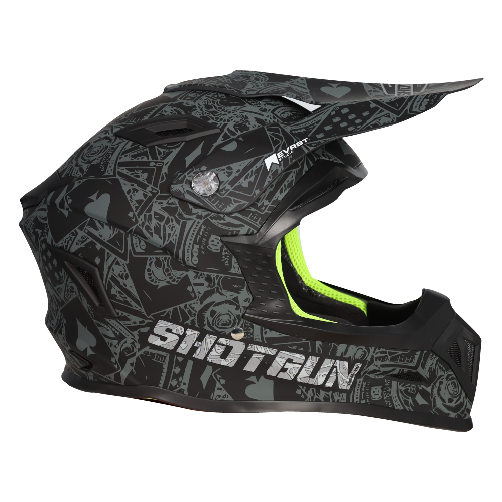 RXT SG-1 Ultra+ Shotgun All-In Matte Black/Grey Helmet