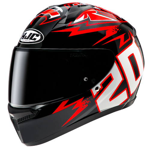 HJC C10 Diablo Mask MC-1 Helmet