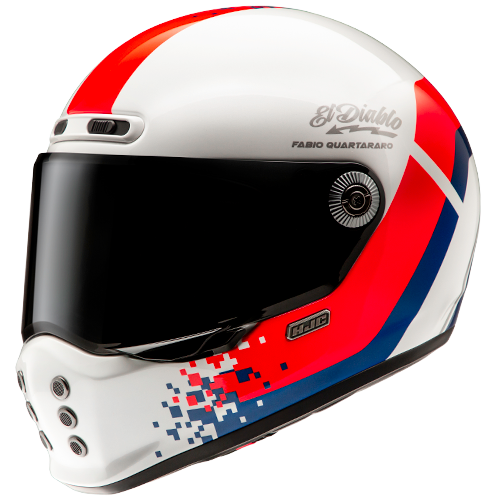 HJC V10 Quartararo FQ20 Retro MC-21 Helmet