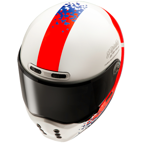 HJC V10 Quartararo FQ20 Retro MC-21 Helmet