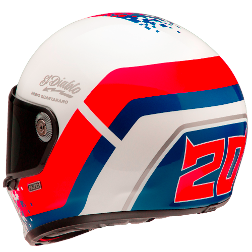 HJC V10 Quartararo FQ20 Retro MC-21 Helmet