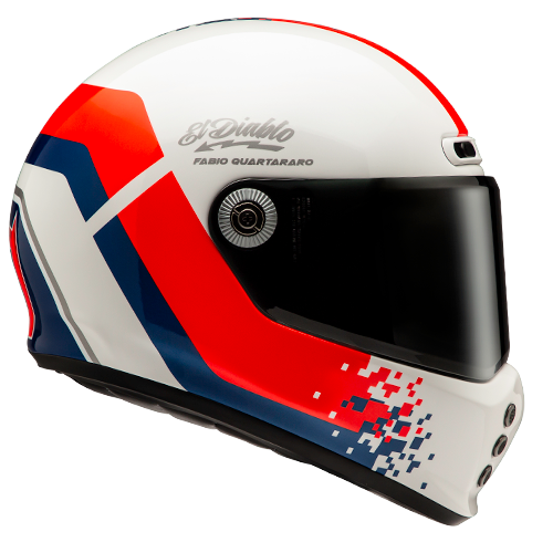 HJC V10 Quartararo FQ20 Retro MC-21 Helmet