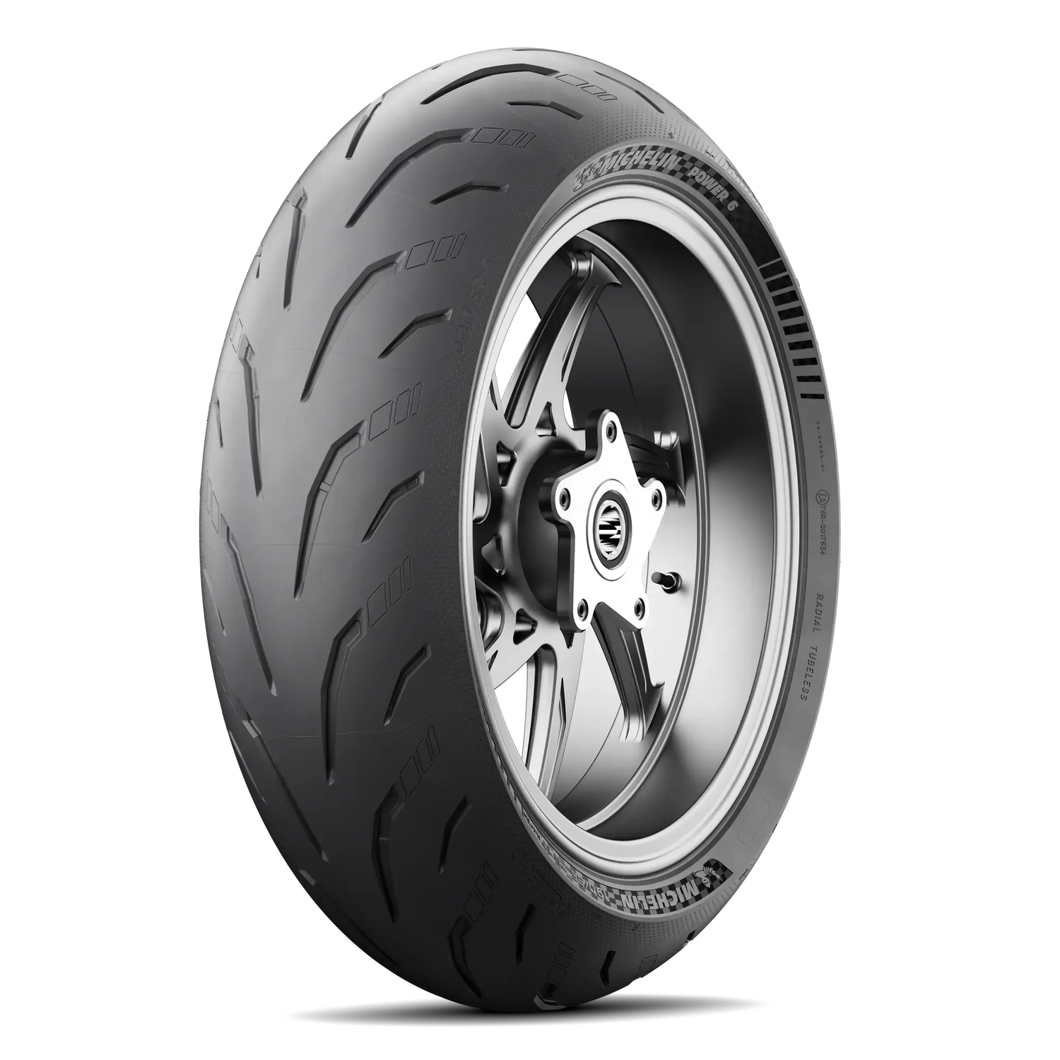 Michelin Power 6 Rear Tyre 180/55 ZR-17 73W Tubeless