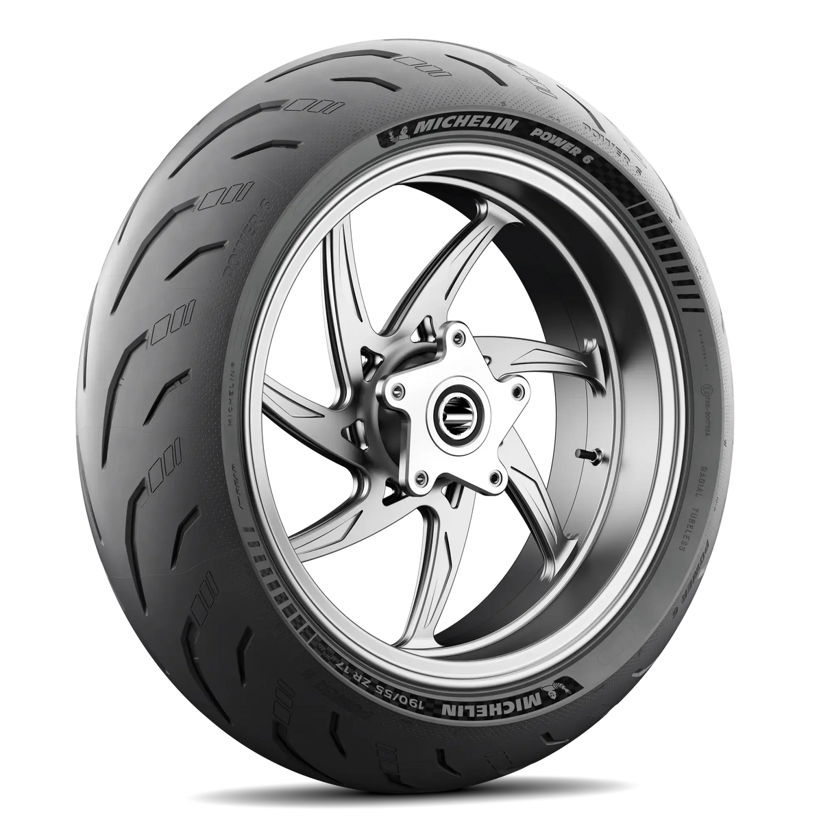 Michelin Power 6 Rear Tyre 180/55 ZR-17 73W Tubeless