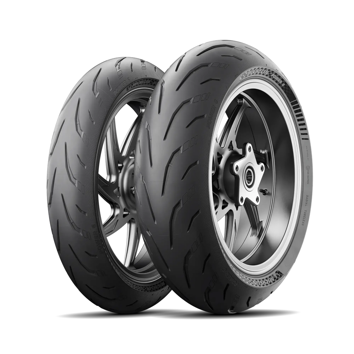 Michelin Power 6 Rear Tyre 180/55 ZR-17 73W Tubeless