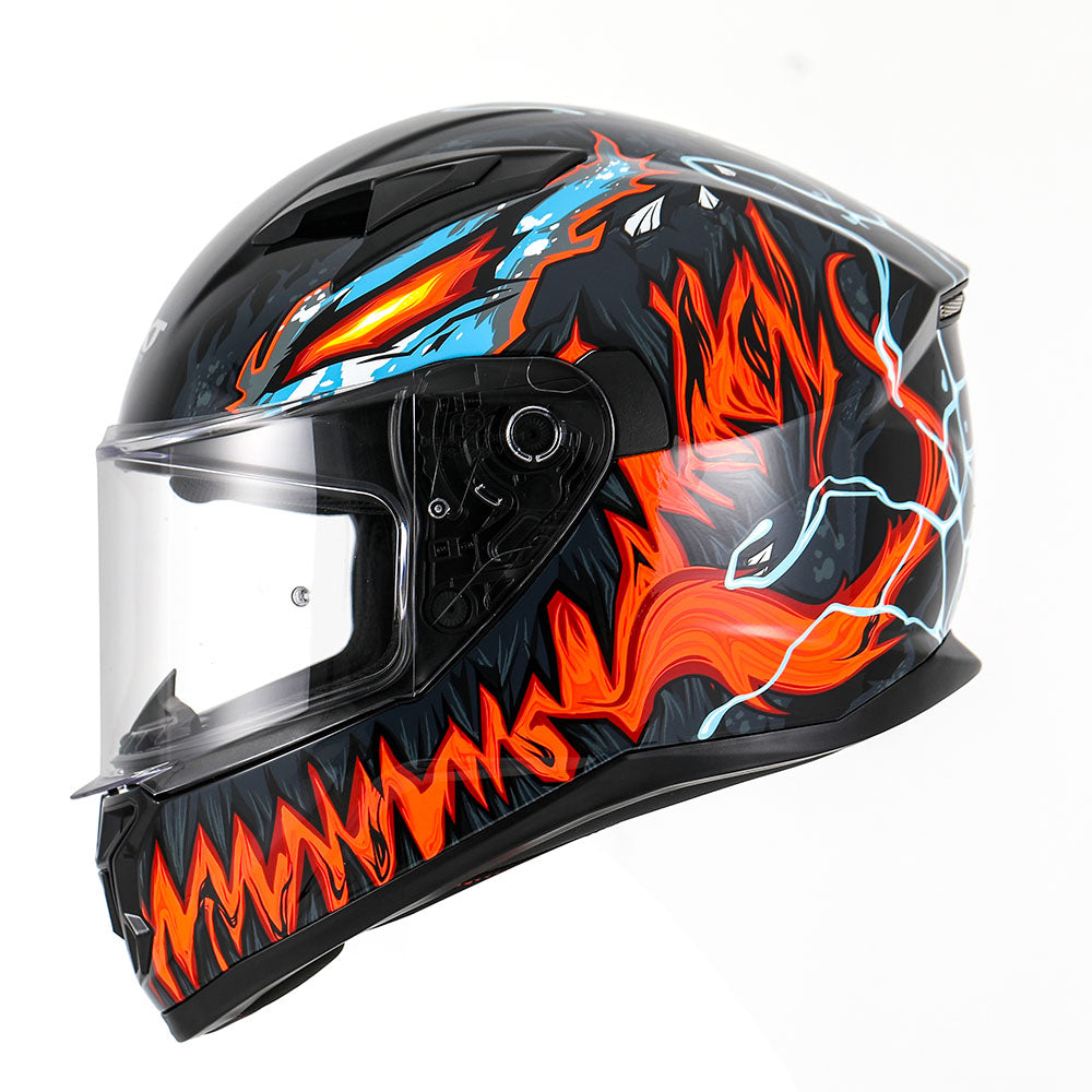 RXT 825 Street 2 Revenge Gloss Black/Red Helmet