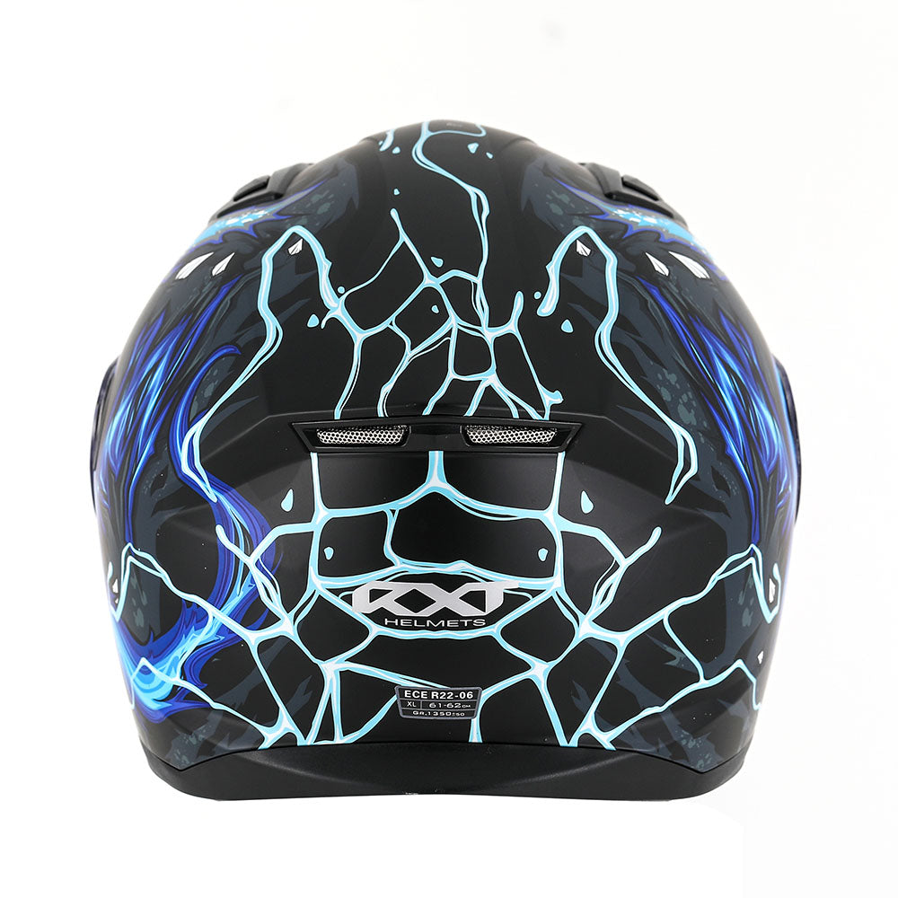 RXT 825 Street 2 Revenge Matte Black/Blue Helmet