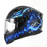 RXT 825 Street 2 Revenge Matte Black/Blue Helmet