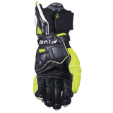 Five RFX1 Evo White/Fluro Yellow Gloves