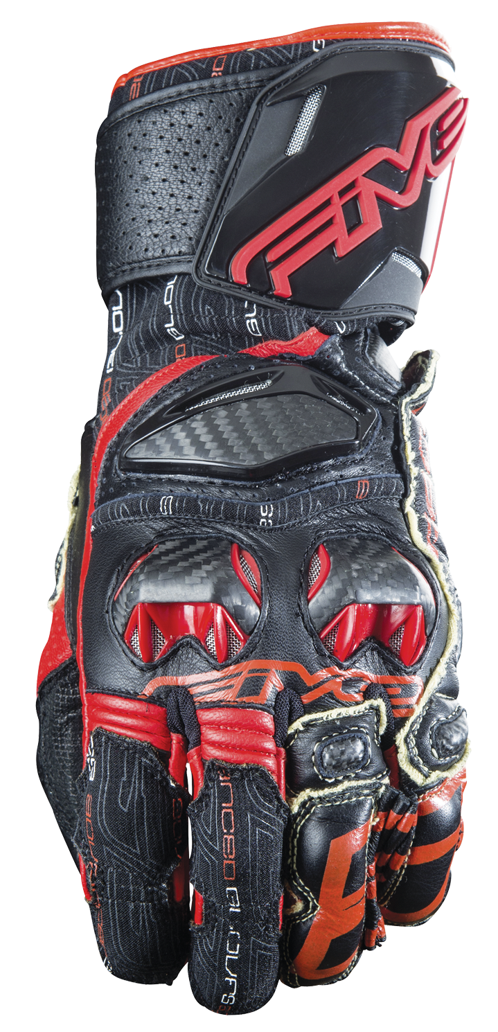 Five RFX Race Black/Red Gloves