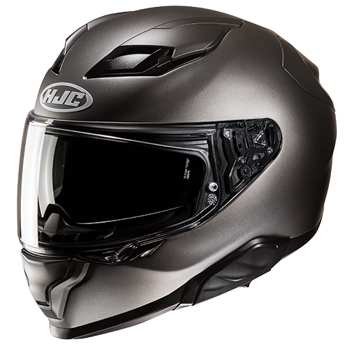 HJC F71 Solid Semi-Flat Black Titanium Helmet