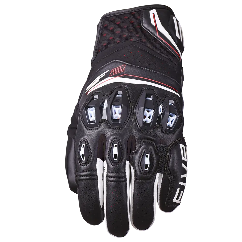 Five SF2 Evo Black/White/Red Gloves