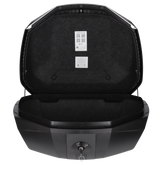 DriRider Shield 48L Luxe Black/Silver Large Top Case