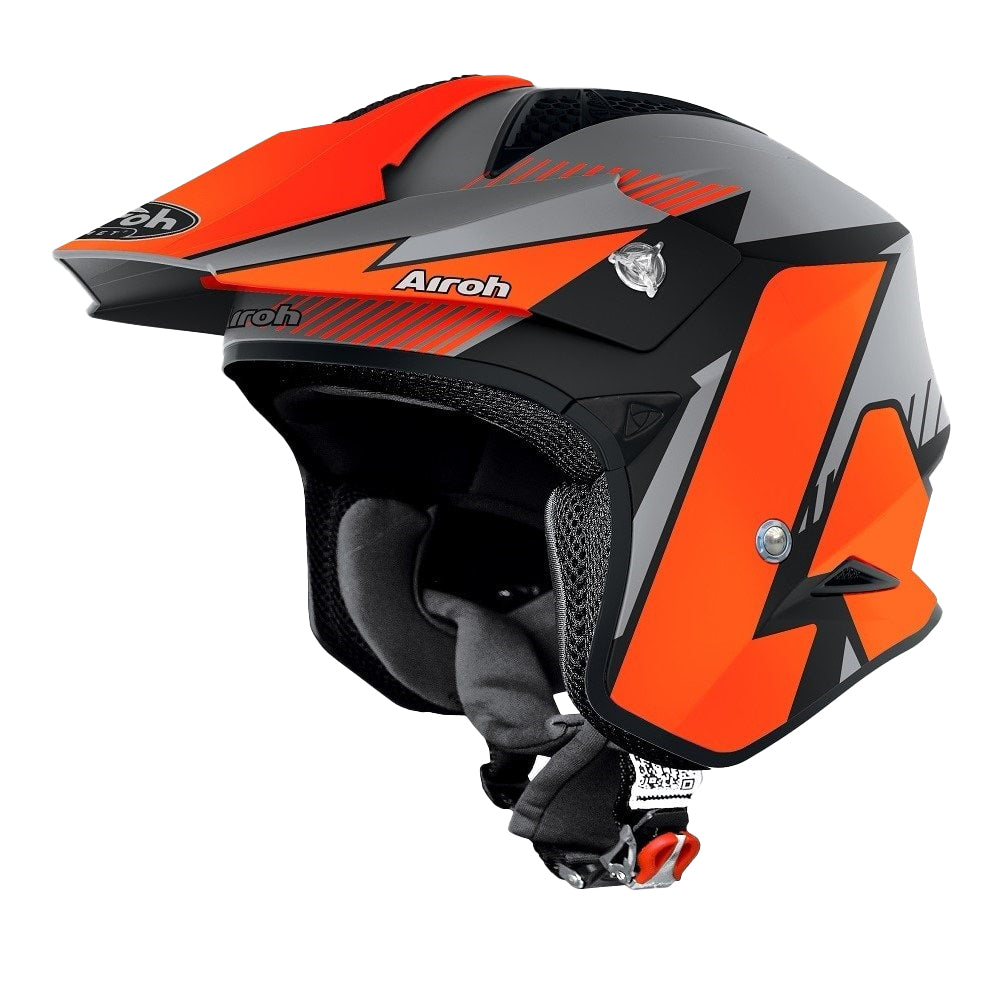 Airoh TRR-S Trial Pure Matte Orange Helmet