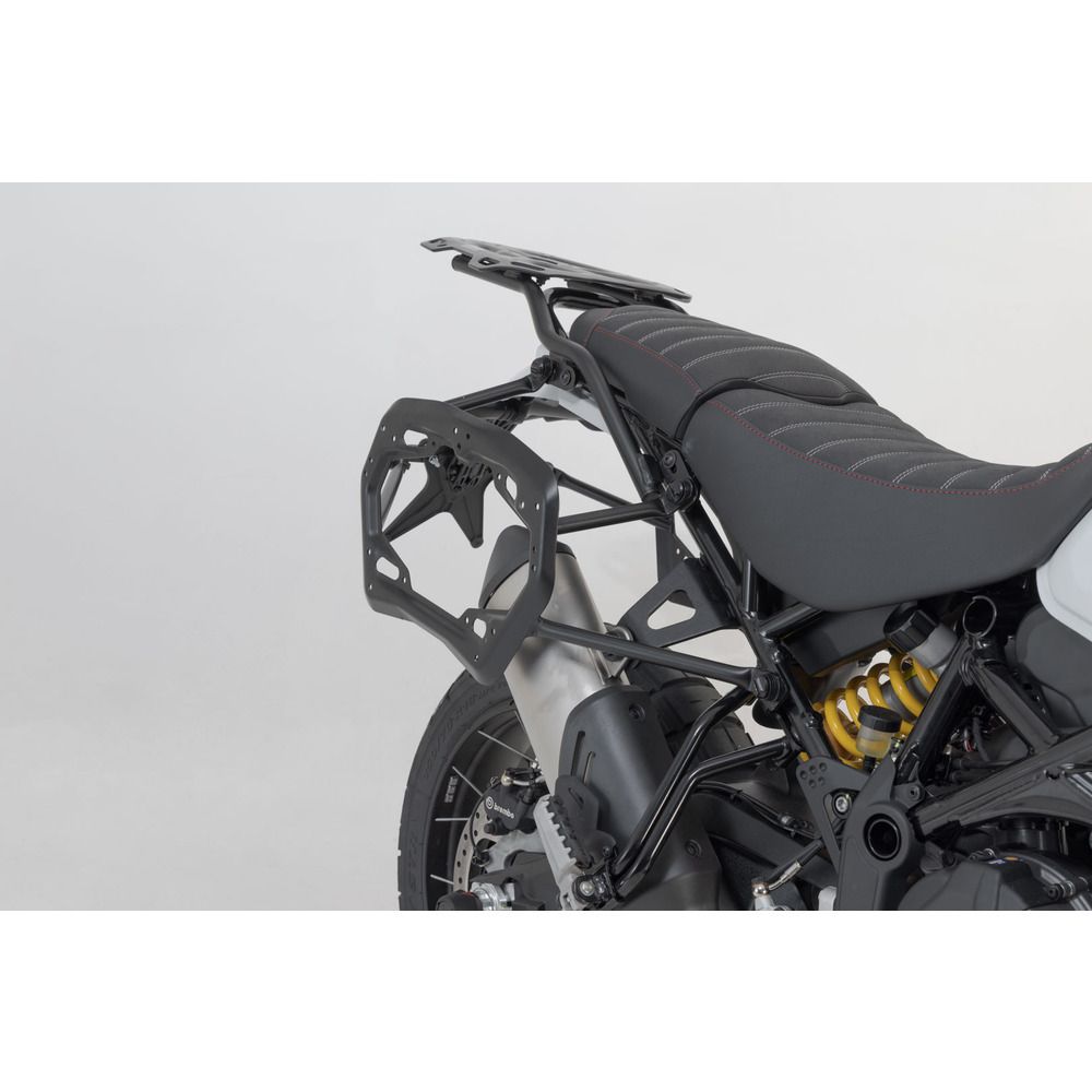 SW-Motech SW-KFT2299570000-S TRAX ADV 45/37L Aluminium Silver Case System for Ducati DesertX 22-Up/DesertX Rally 23-Up