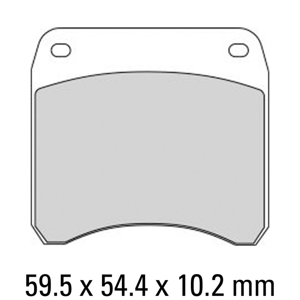 Ferodo FRP213P Platinum Carbon Grip Road Series Organic/Non-Sintered Compound Brake Pads