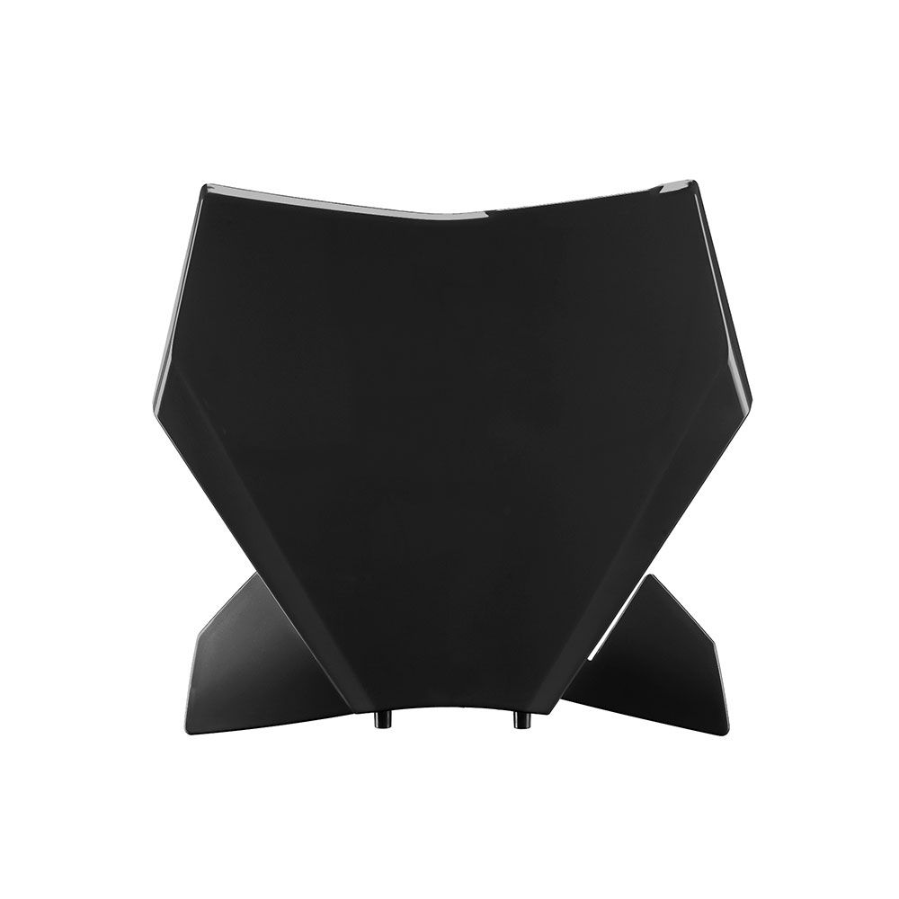 Polisport Front Number Plate Black for KTM 125 SX/150 SX/200 SX/250 SX/250 SX-F/350 SX-F/450 SX-F/505 SX-F/250 XC/300 XC/250 XC-F/350 XC-F/450 XC-F 23-Up