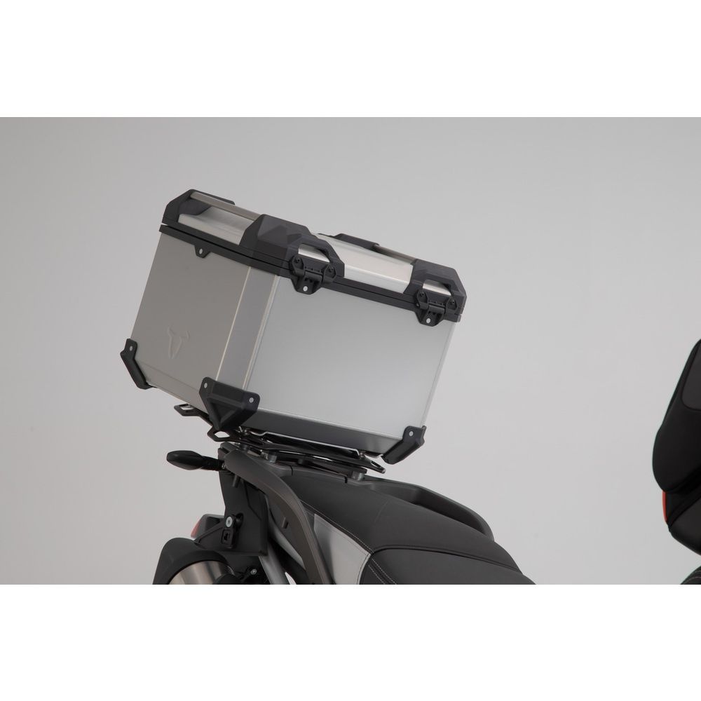 SW-Motech SW-GPT1195370000-S TRAX ADV Silver Top Case System for Triumph Tiger 900 19-Up/Tiger 1200 22-Up