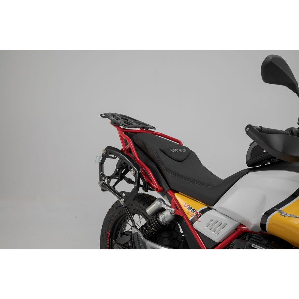 SW-Motech SW-ADV1792575000-B Black Adventure Luggage Set for Moto Guzzi V85 TT 19-Up