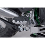 SW-Motech SW-FRS0811210500 EVO Footrest Kit Silver for Kawasaki KLE500/KLE500 SE 26-Up