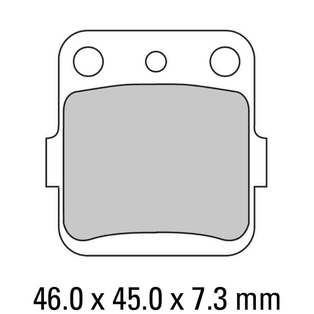 Ferodo FDB381SG Sinter Grip SG Off-Road Series Sintered Metal Compound Brake Pads