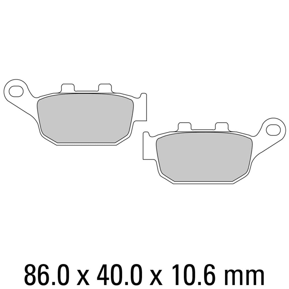 Ferodo FDB531ST Sinter Grip ST Road Series Sintered Metal Compound Brake Pads