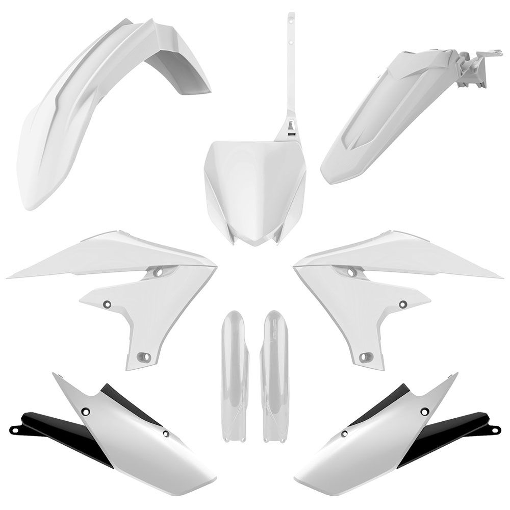 Polisport MX Plastic Kit White for Yamaha YZ250F/YZ450FX 19-23/YZ450F 18-22/YZ250FX 20-24