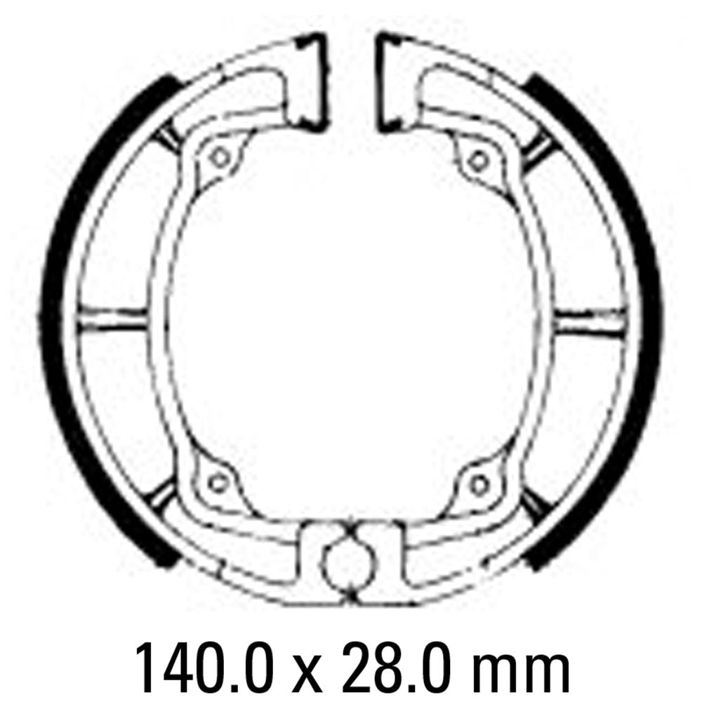 Ferodo FSB799 Organic Compound Brake Shoes