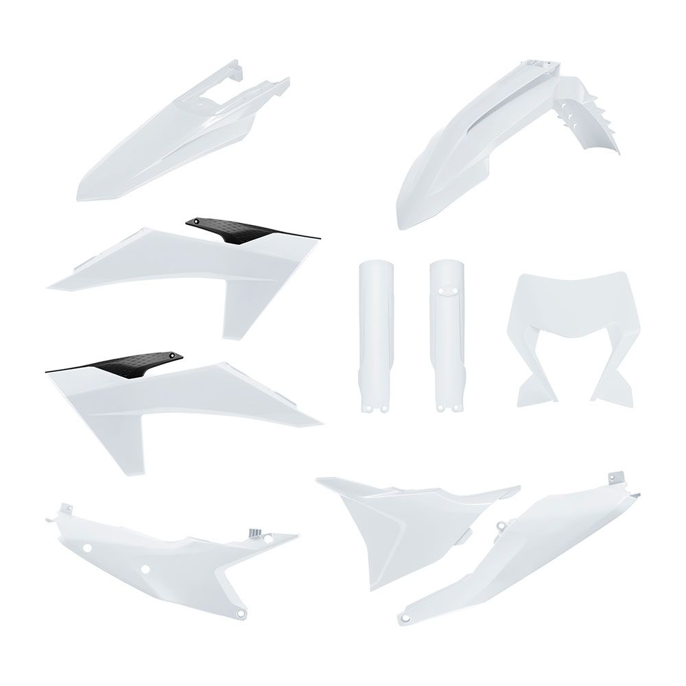 Polisport Enduro Plastic Kit White for KTM EXC/EXC-F/XC-W/XCF-W 24-25