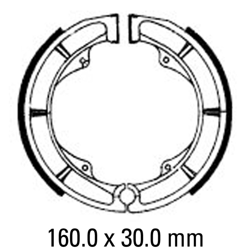 Ferodo FSB790 Organic Compound Brake Shoes