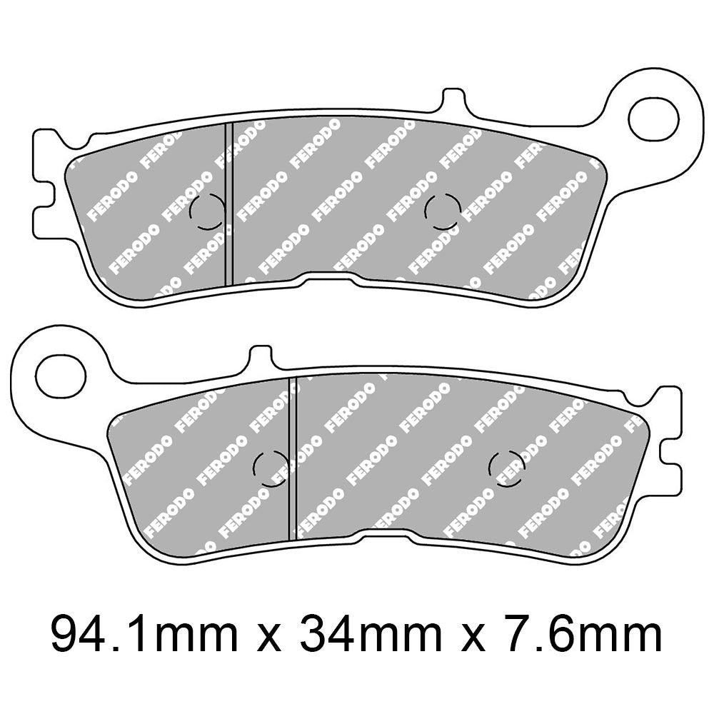 Ferodo FDB2323ZR ZR Series Sintered Racing Metal Compound Brake Pads
