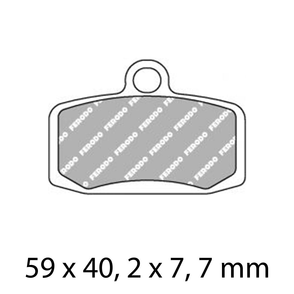 Ferodo FDB2262SG Sinter Grip SG Off-Road Series Sintered Metal Compound Brake Pads