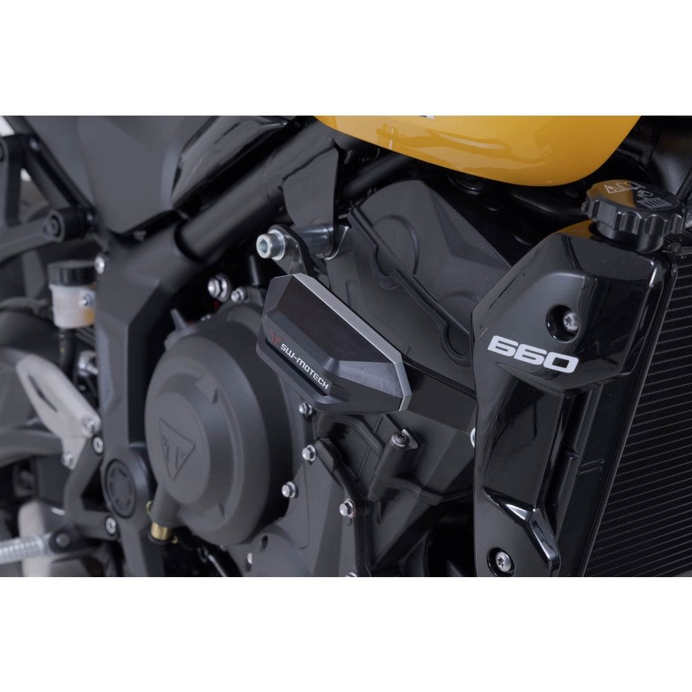 SW-Motech SW-STP1159010502-B Frame Slider Kit Black for Triumph Trident 660/Tiger 660 21-Up