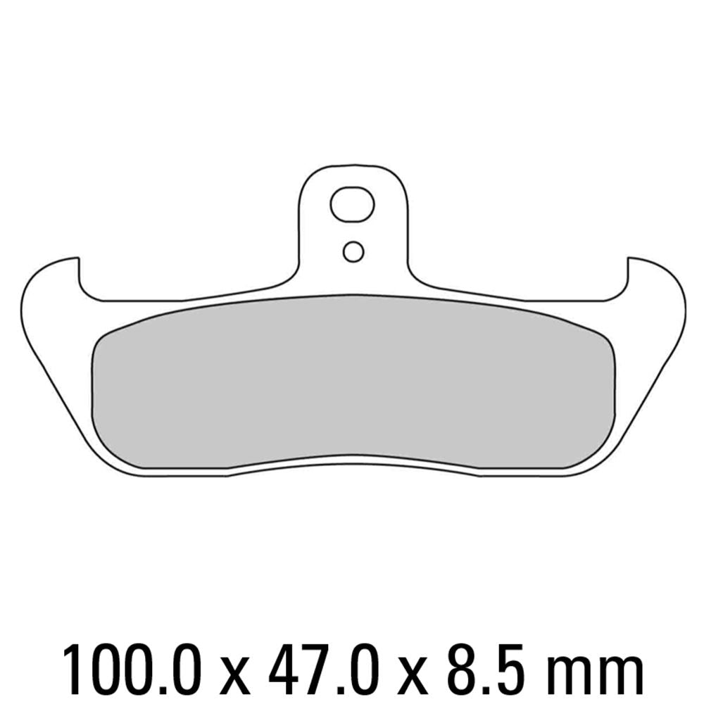 Ferodo FDB499P Platinum Carbon Grip Road Series Organic/Non-Sintered Compound Brake Pads