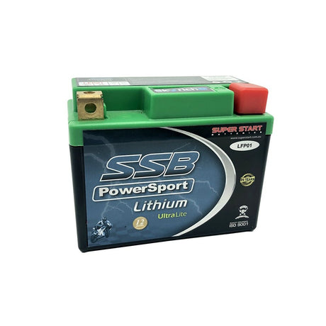 SSB LFP01 PowerSport UltraLite 12V 2.4Ah/150CCA Lithium Battery
