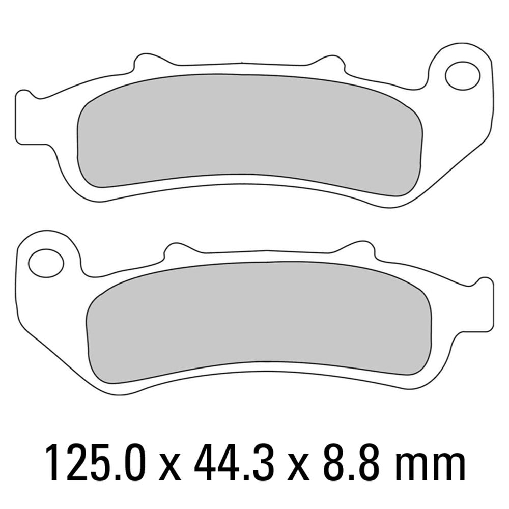 Ferodo FDB2002P Platinum Carbon Grip Road Series Organic/Non-Sintered Compound Brake Pads