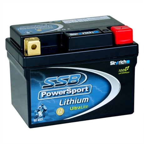 SSB LFPZ7-S PowerSport UltraLite 12V 2.4Ah/150CCA Lithium Battery