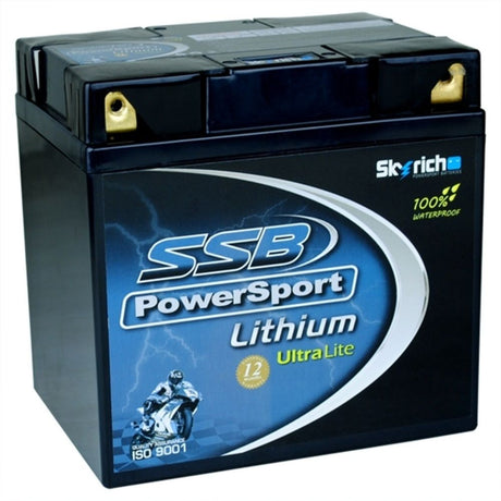 SSB LFP30Q-BS PowerSport UltraLite 12V 8Ah/540CCA Lithium Battery