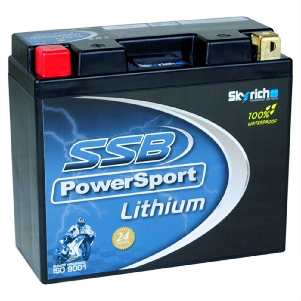 SSB LH12B-4 PowerSport High Performance 12V 7Ah/420CCA Lithium Battery