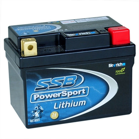 SSB LH7L-BS PowerSport High Performance 12V 4Ah/260CCA Lithium Battery