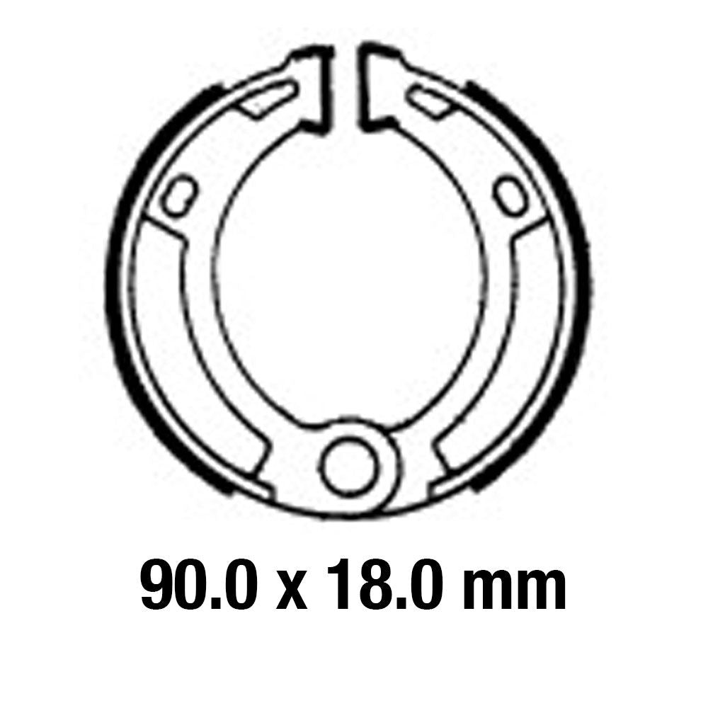 Ferodo FSB908 Organic Compound Brake Shoes