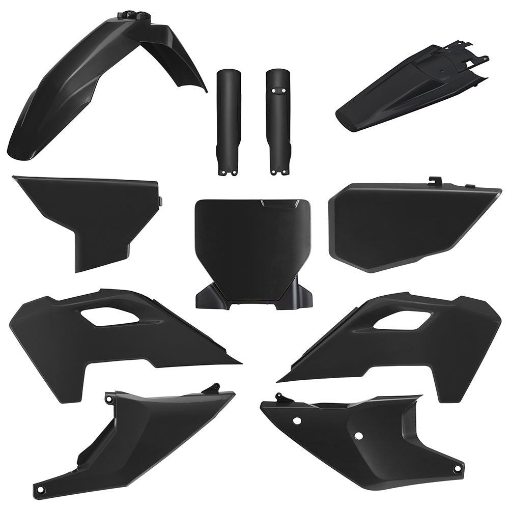 Polisport MX Plastic Kit Black for Husqvarna TC/FC/TX/FX 23-24