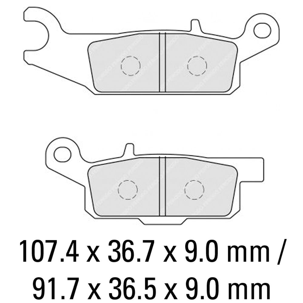 Ferodo FDB2232SG Sinter Grip SG Off-Road Series Sintered Metal Compound Brake Pads